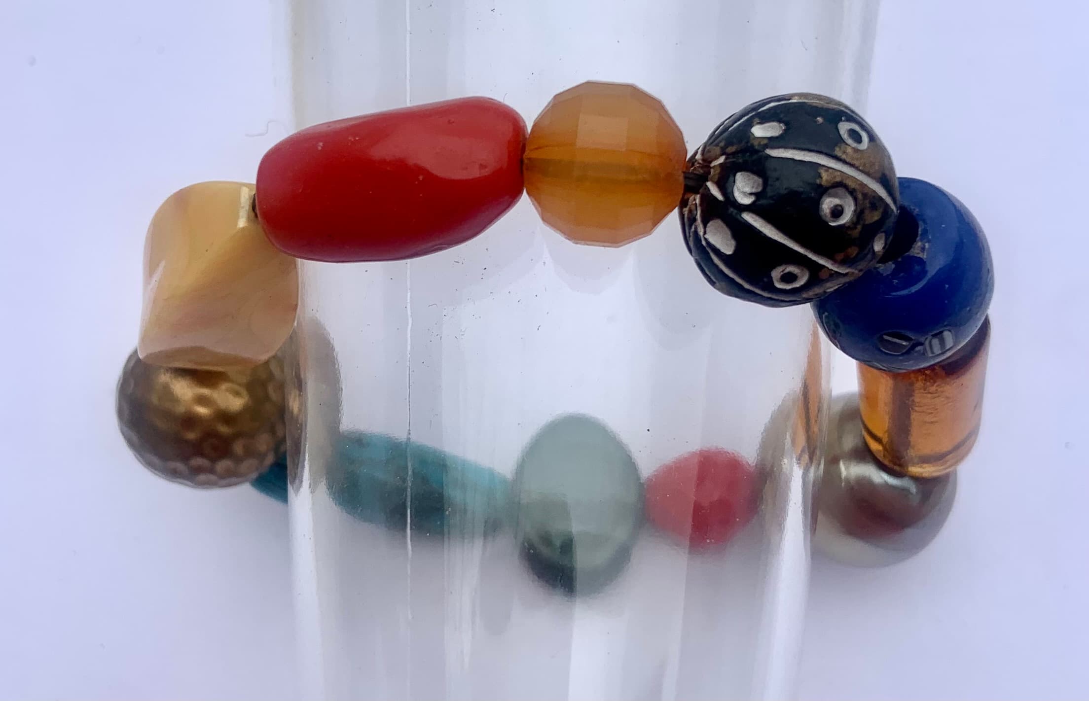 Bracelet with Big Colourful Beads 2